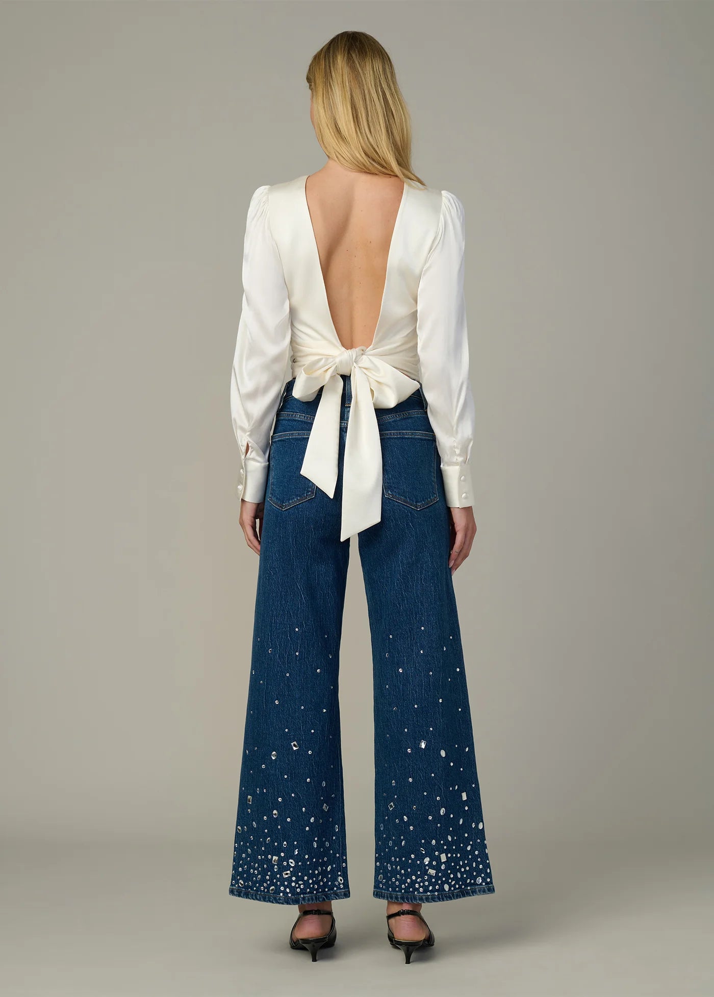 THE MARIE TIE BACK BLOUSE