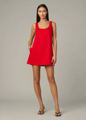 THE SCOOP NECK MINI DRESS