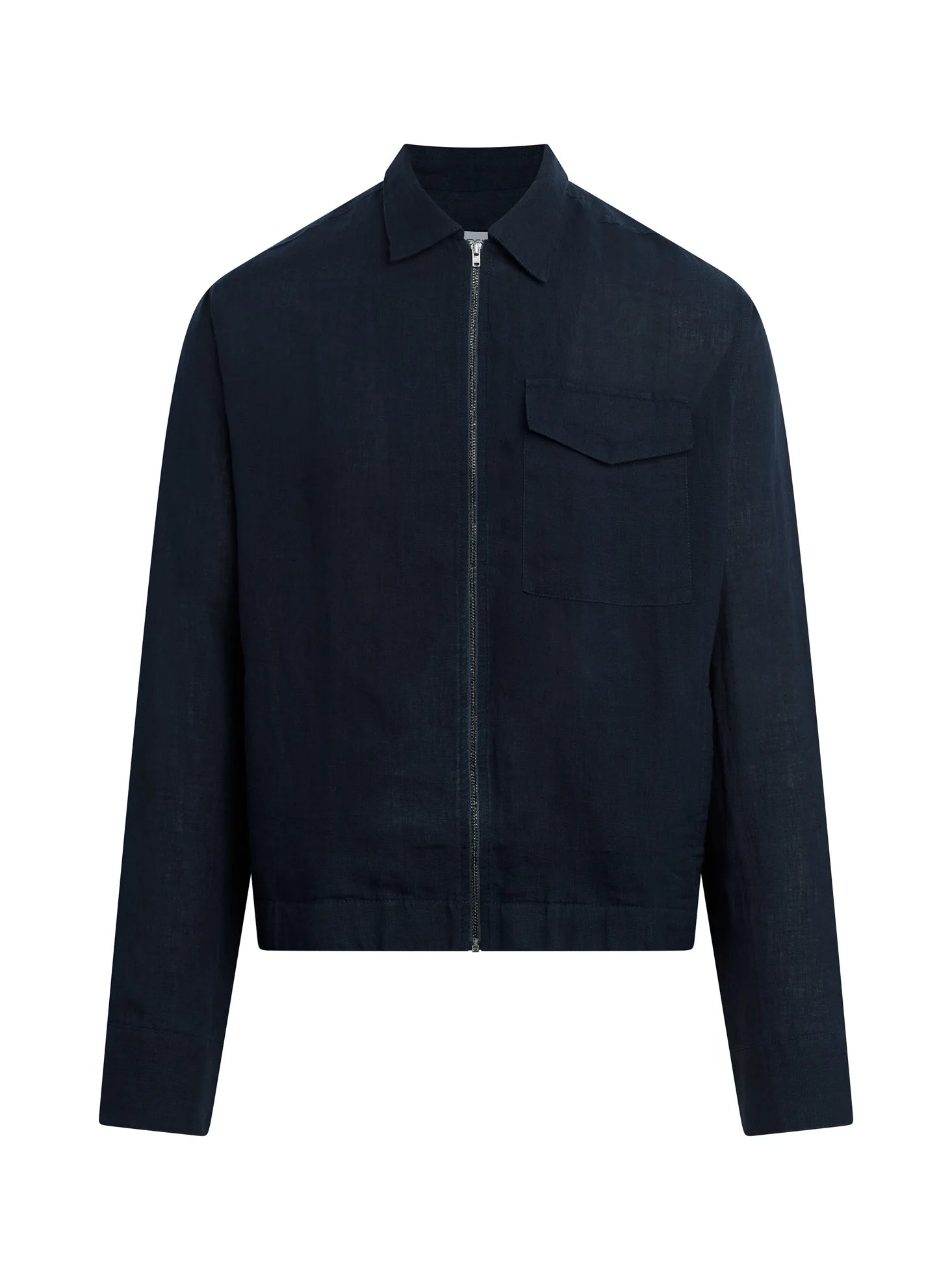 LINEN ZIP JACKET