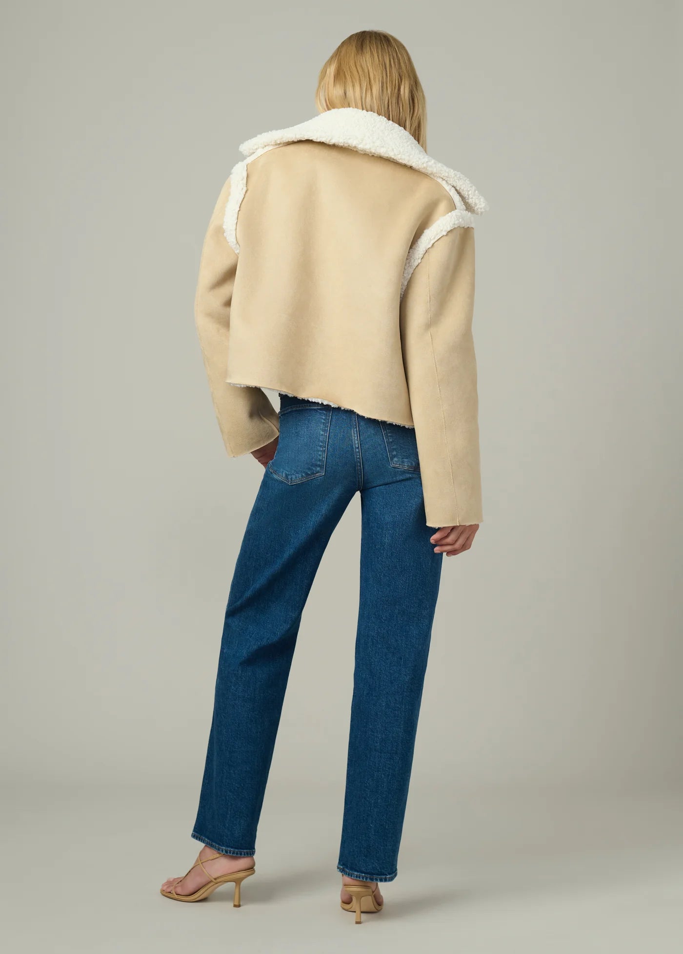 HALLE REVERSIBLE SHERPA JACKET