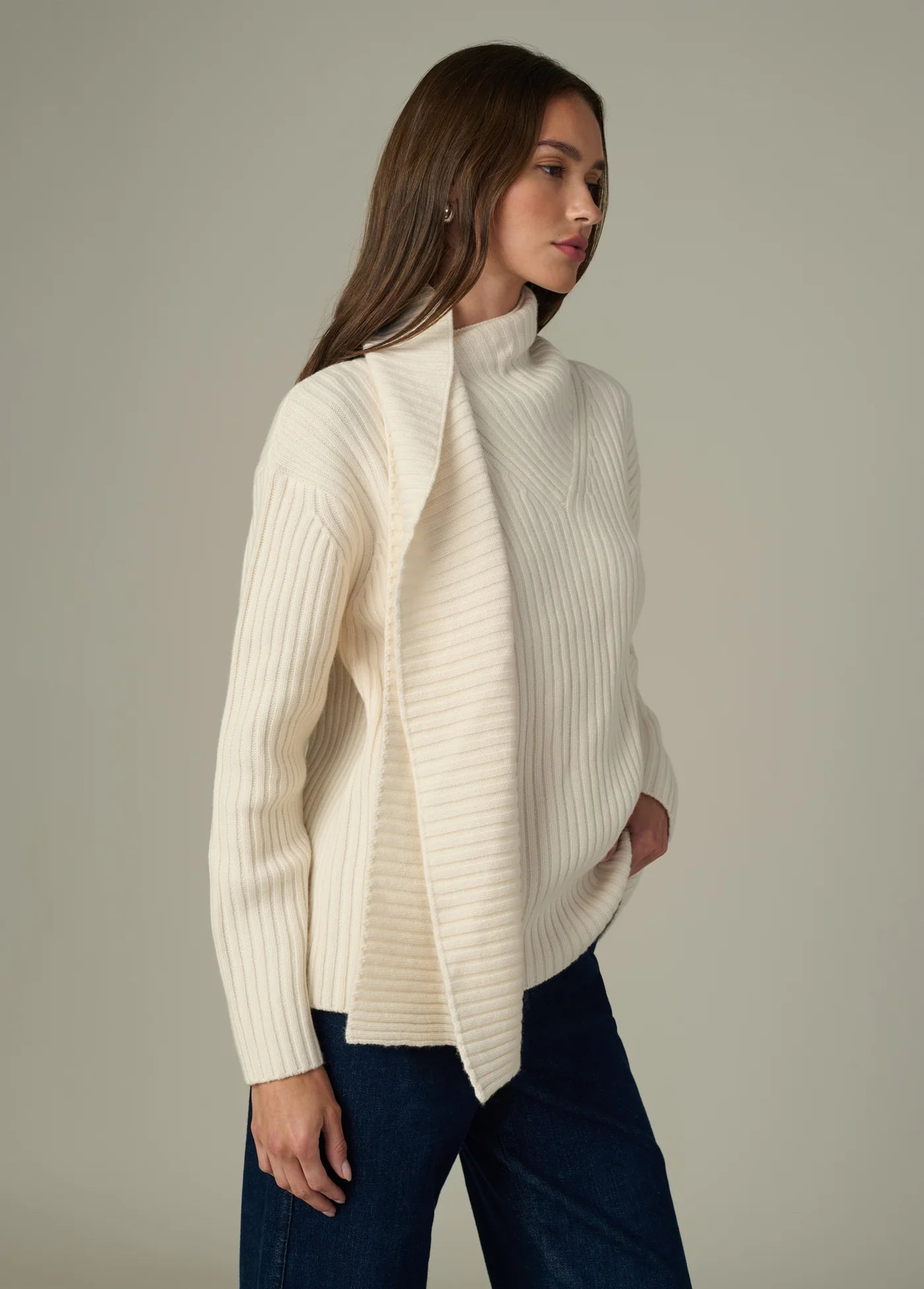 THE NOA SCARF SWEATER