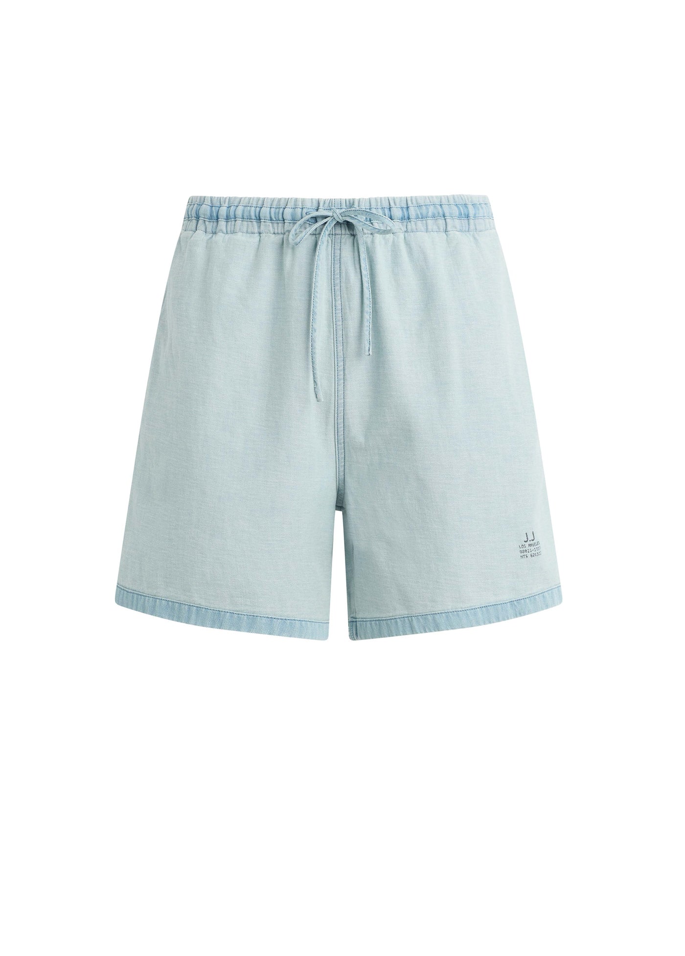 REVERSE CHAMBRAY LOOSE SHORT
