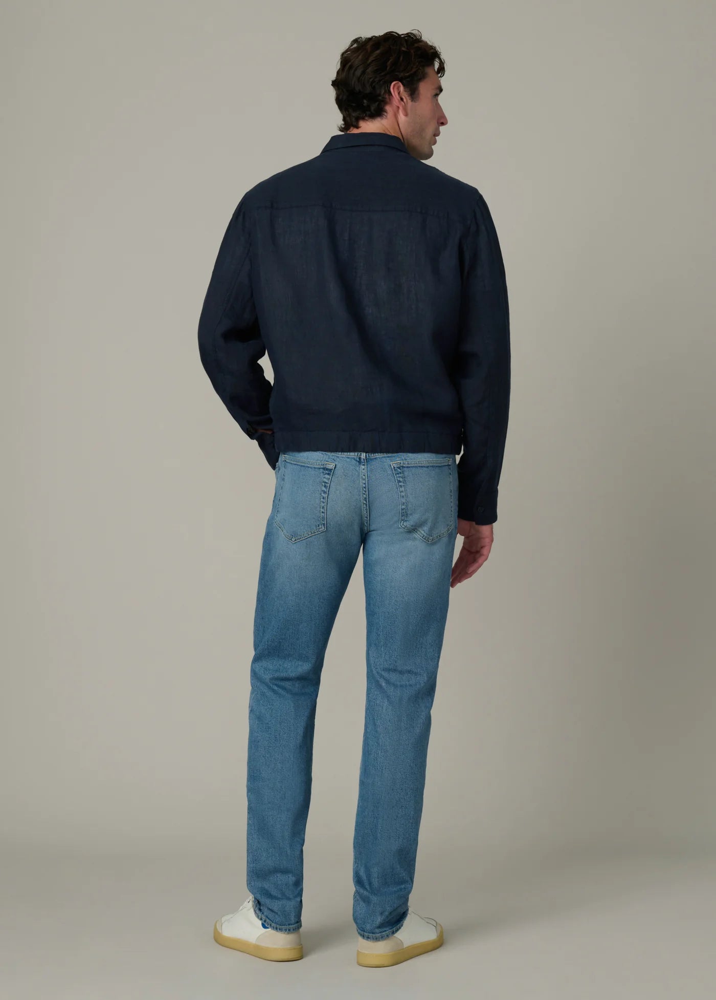 LINEN ZIP JACKET
