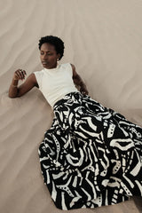Noco Abstract Print Skirt FINAL SALE