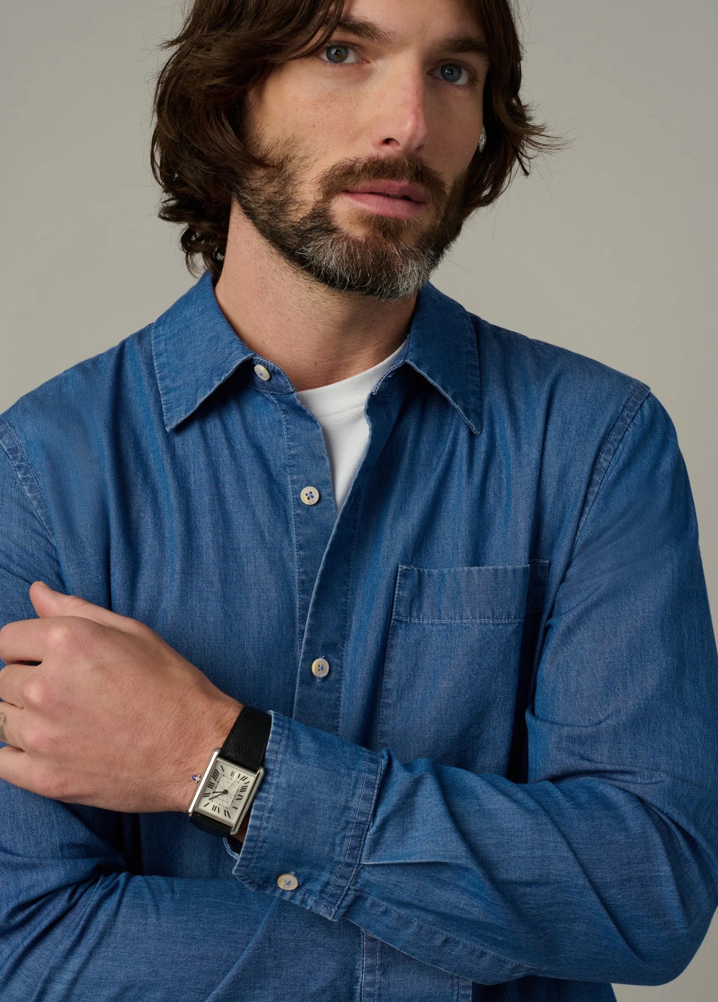 THE CHAMBRAY COLE SHIRT