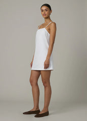 CLEAN DENIM SHIFT DRESS
