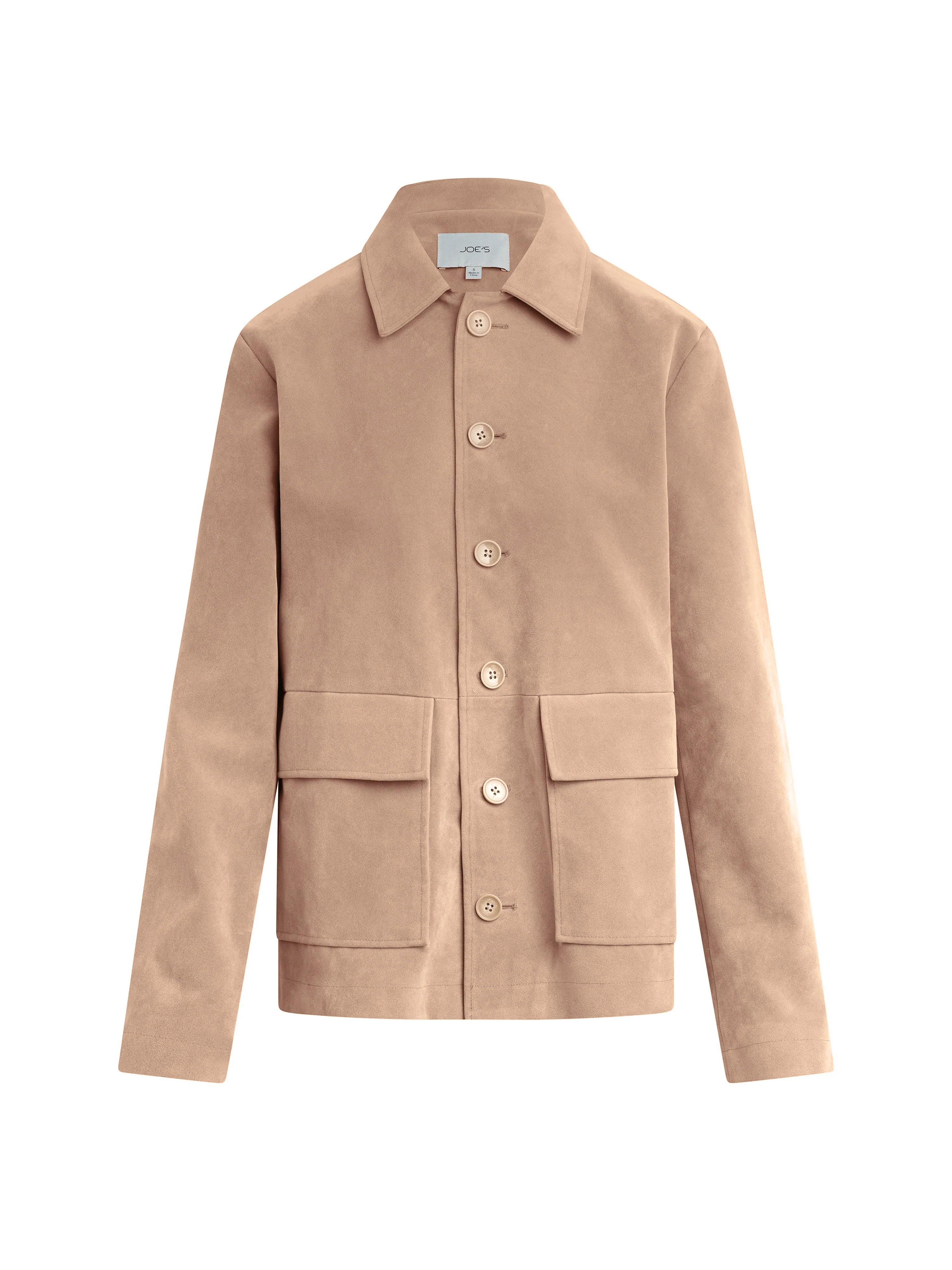 THE VEGAN SUEDE CHORE COAT