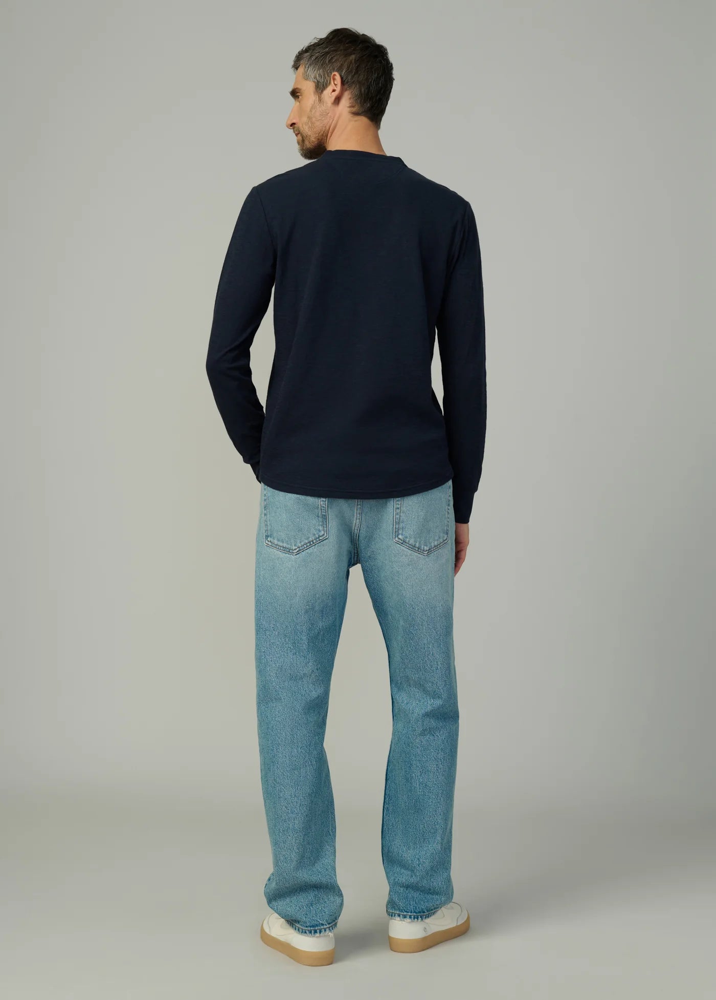 DWIGHT DOUBLE FACE HENLEY