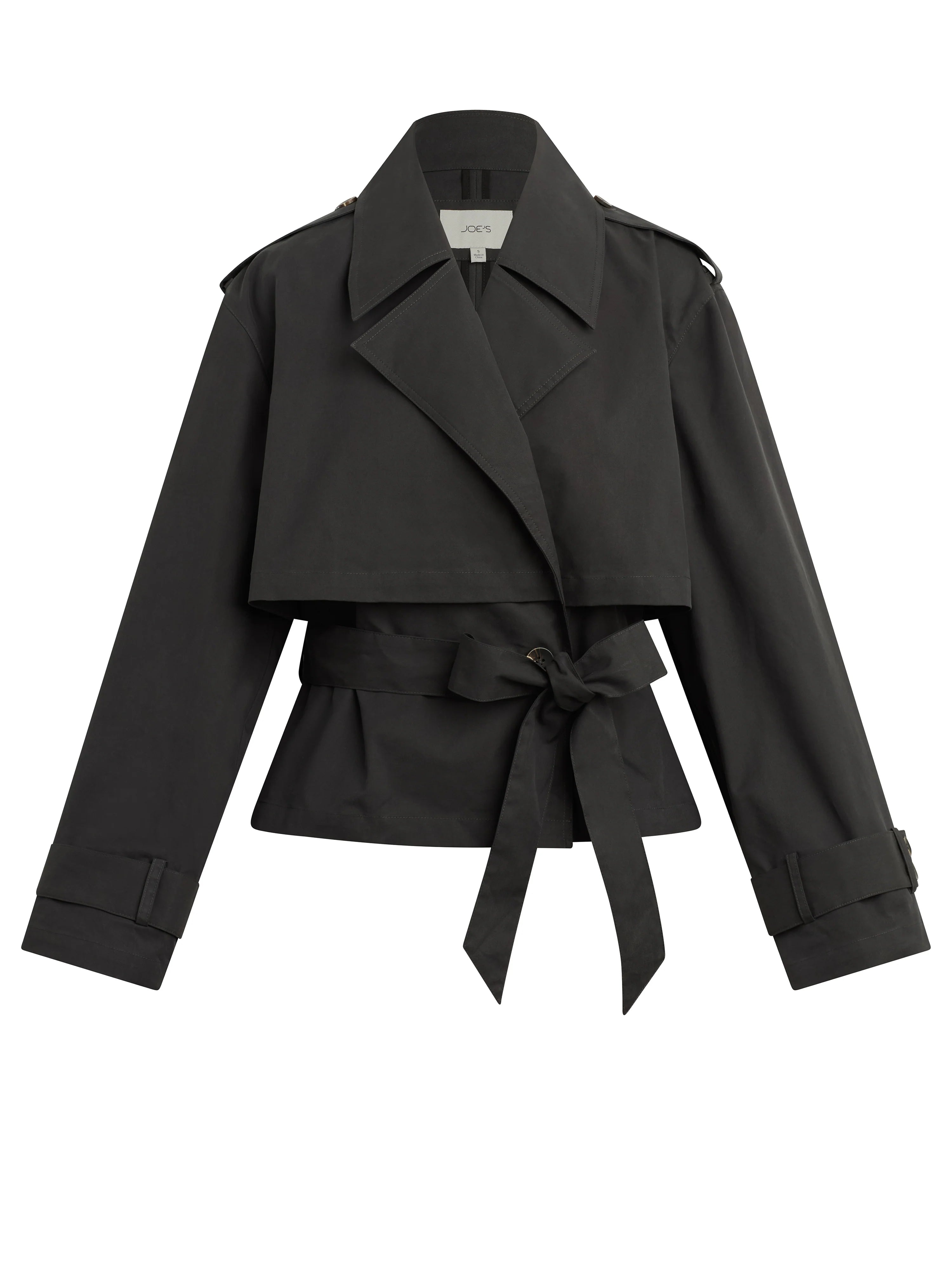 THE LIZ CROPPED TRENCH COAT
