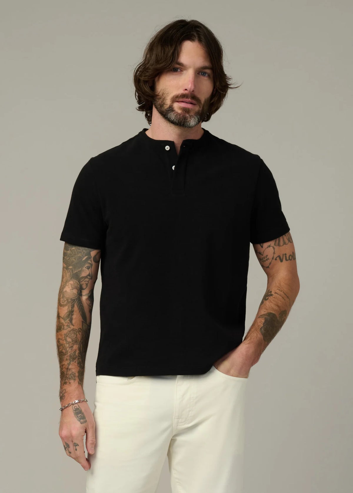 THE MODERN PIQUE HENLEY