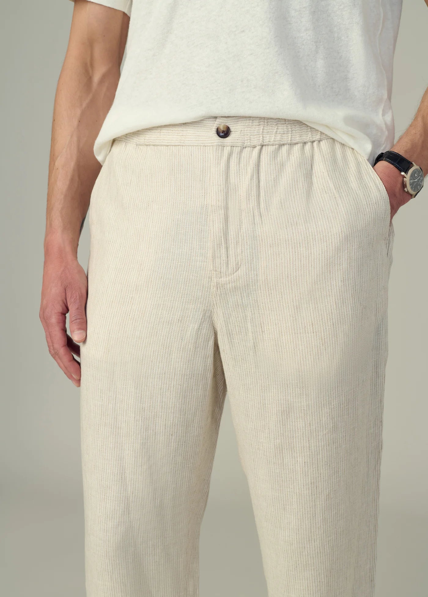 CLARKSON LINEN STRIPED PANT