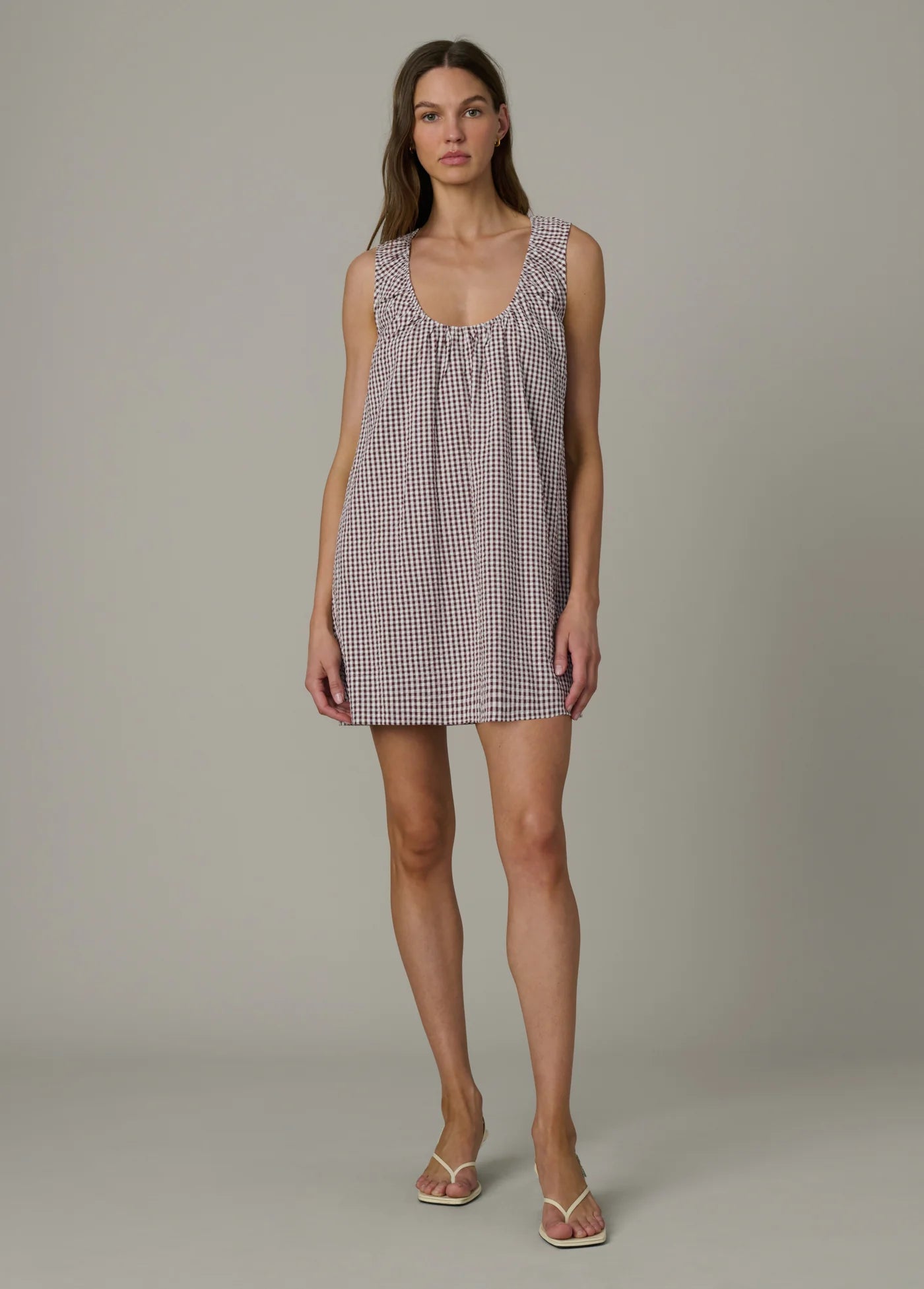 THE ANA U NECK MINI DRESS