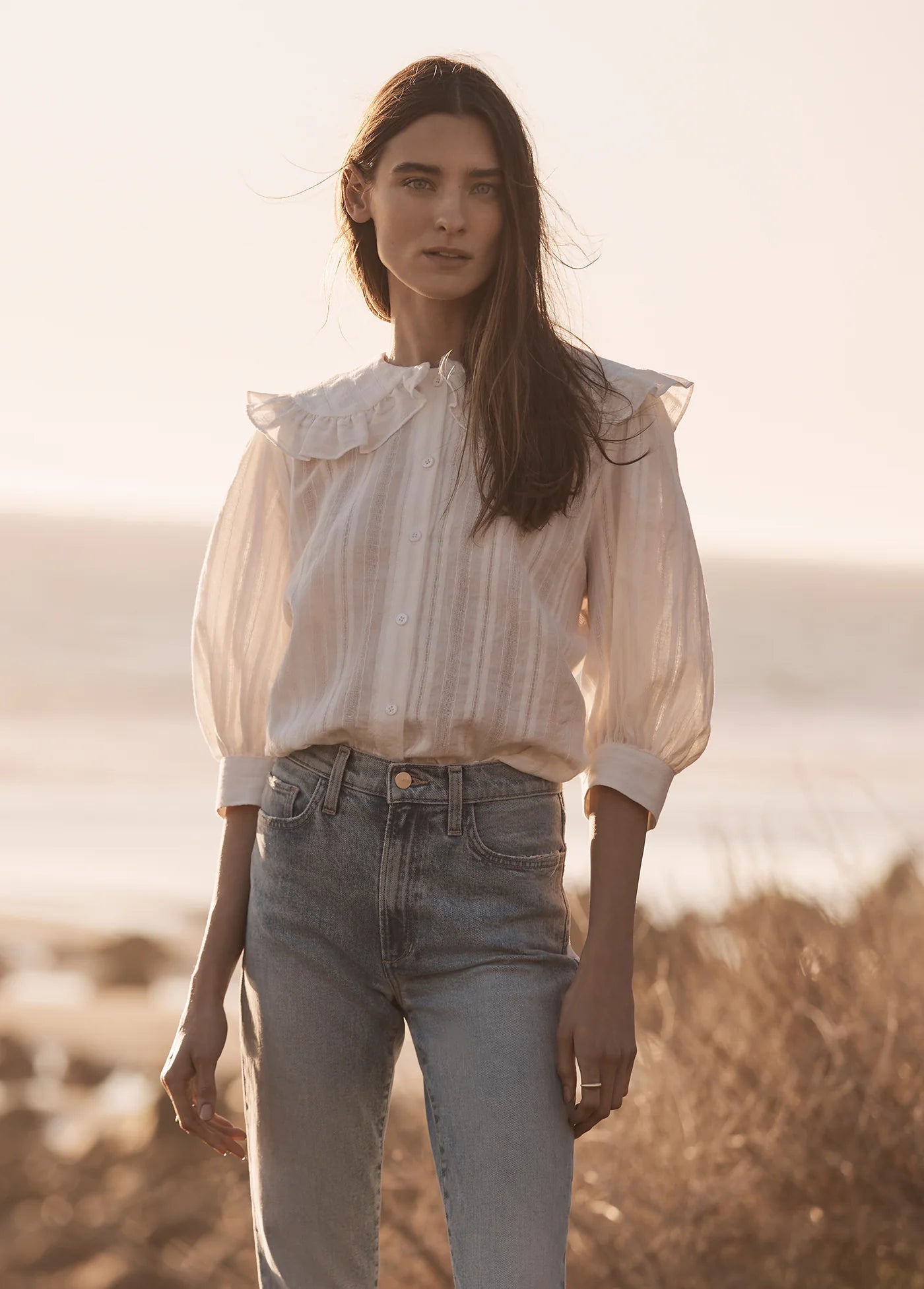 MADELAINE COLLAR BLOUSE