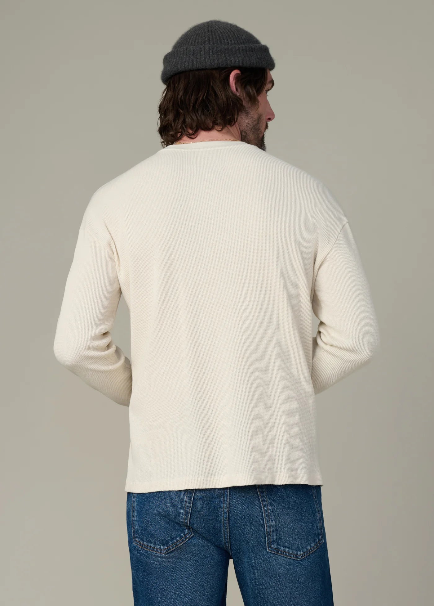 LONG SLEEVE WAFFLE TEE
