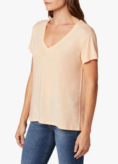 THE RAINE DEEP V NECK TEE