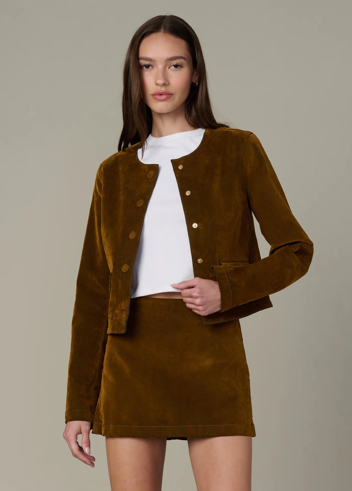 THE LADY LIKE JACKET FLOCKED
