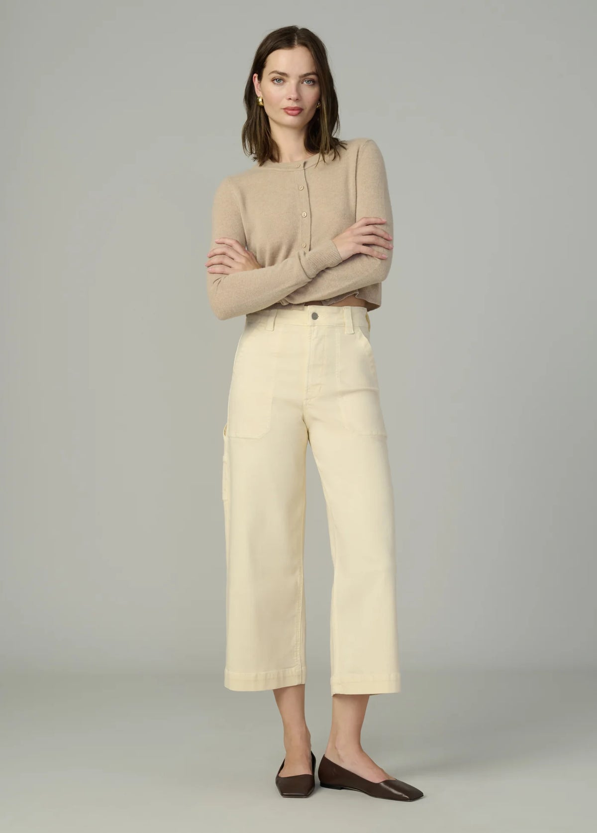 THE CHLOE UTILITY WIDE LEG CROP