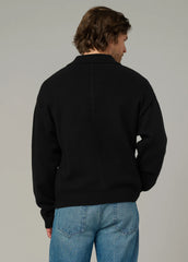 RELAXED POLO SWEATER