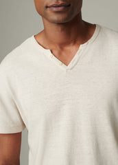 WINTZ SHORT SLEEVE HEMP HENLEY