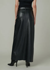 THE MARTINE MAXI SKIRT VEGAN LEATHER