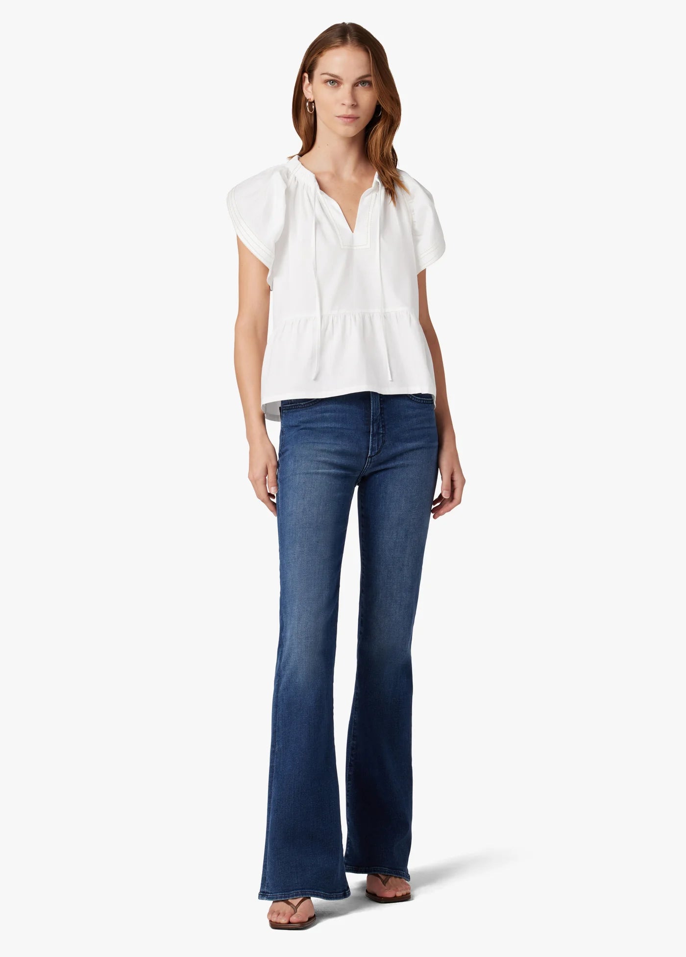 THE ADELYN FLUTTER SLEEVE TOP