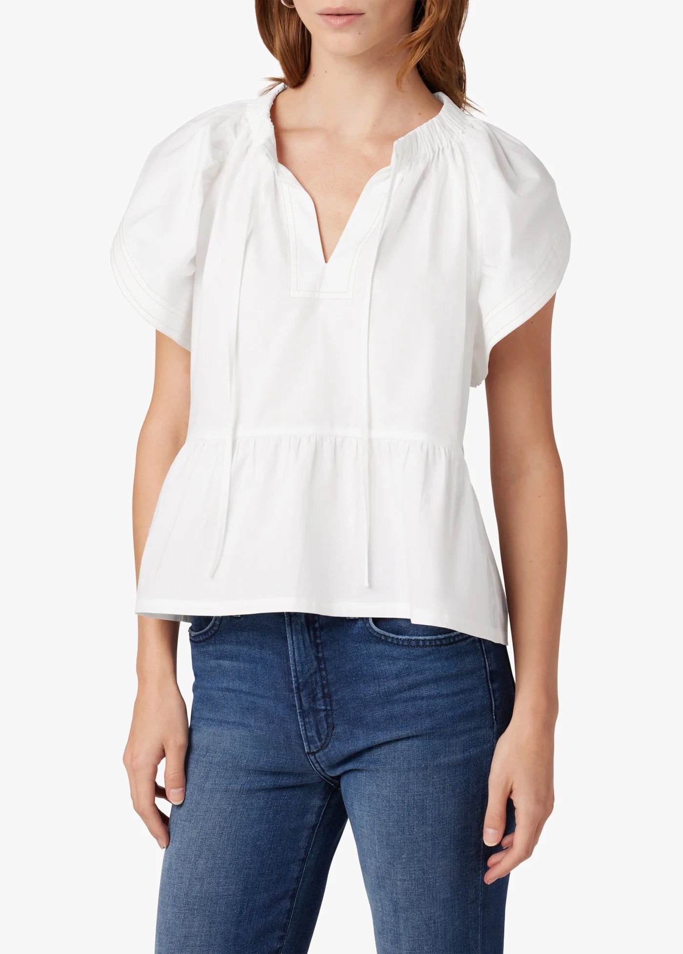 THE ADELYN FLUTTER SLEEVE TOP