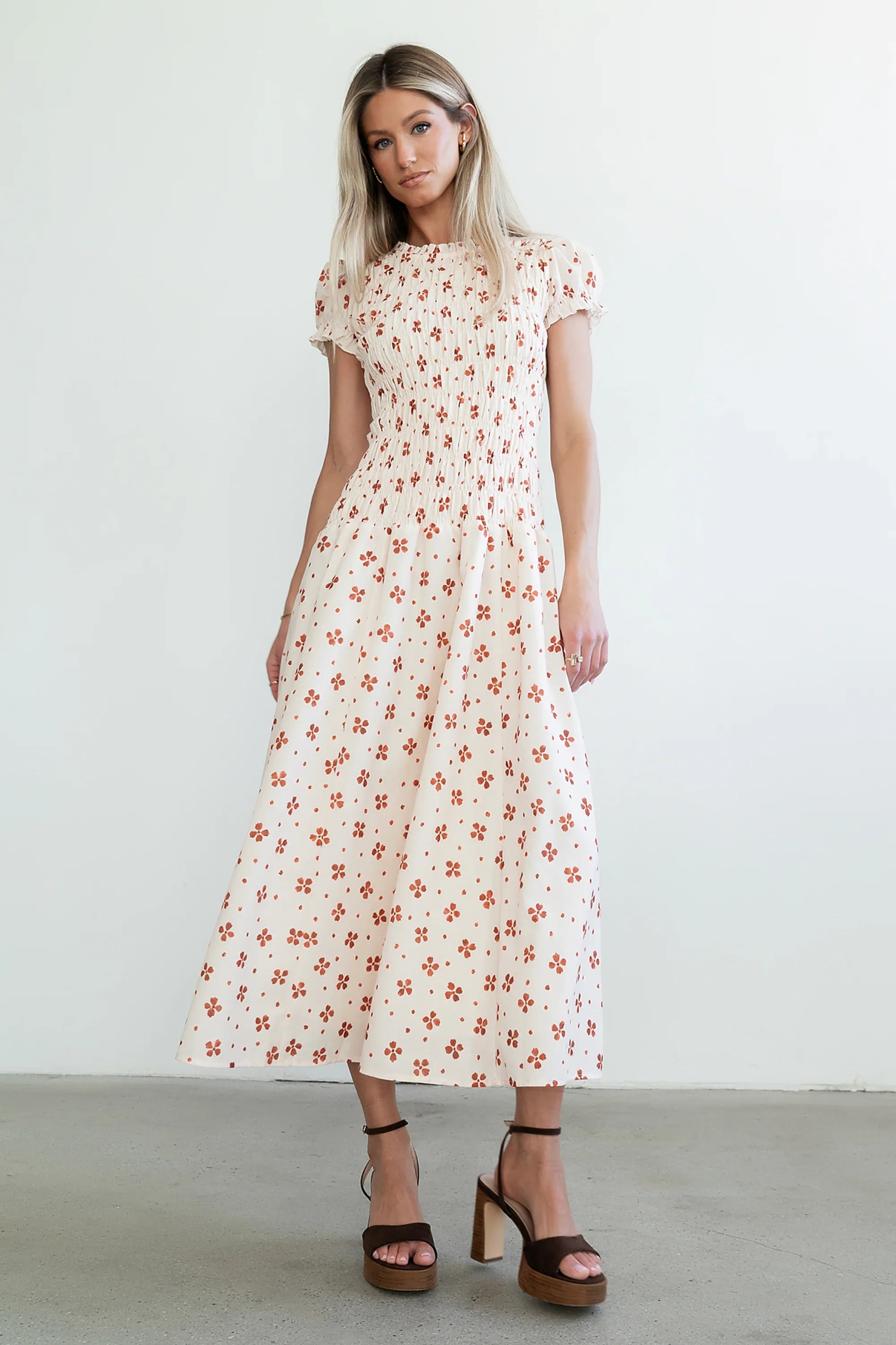 Opal Maxi Dress in Beige