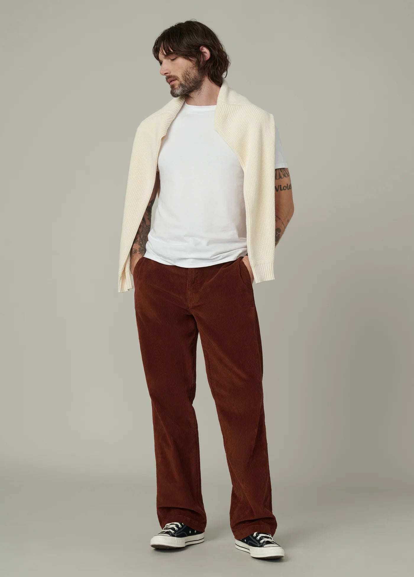 RELAXED CORD TROUSER 32
