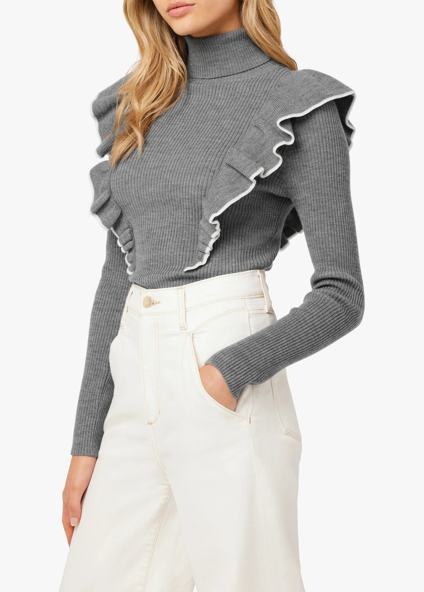 ANDREAS LOOKBOOK X JOES JEANS HEATHER SWEATER