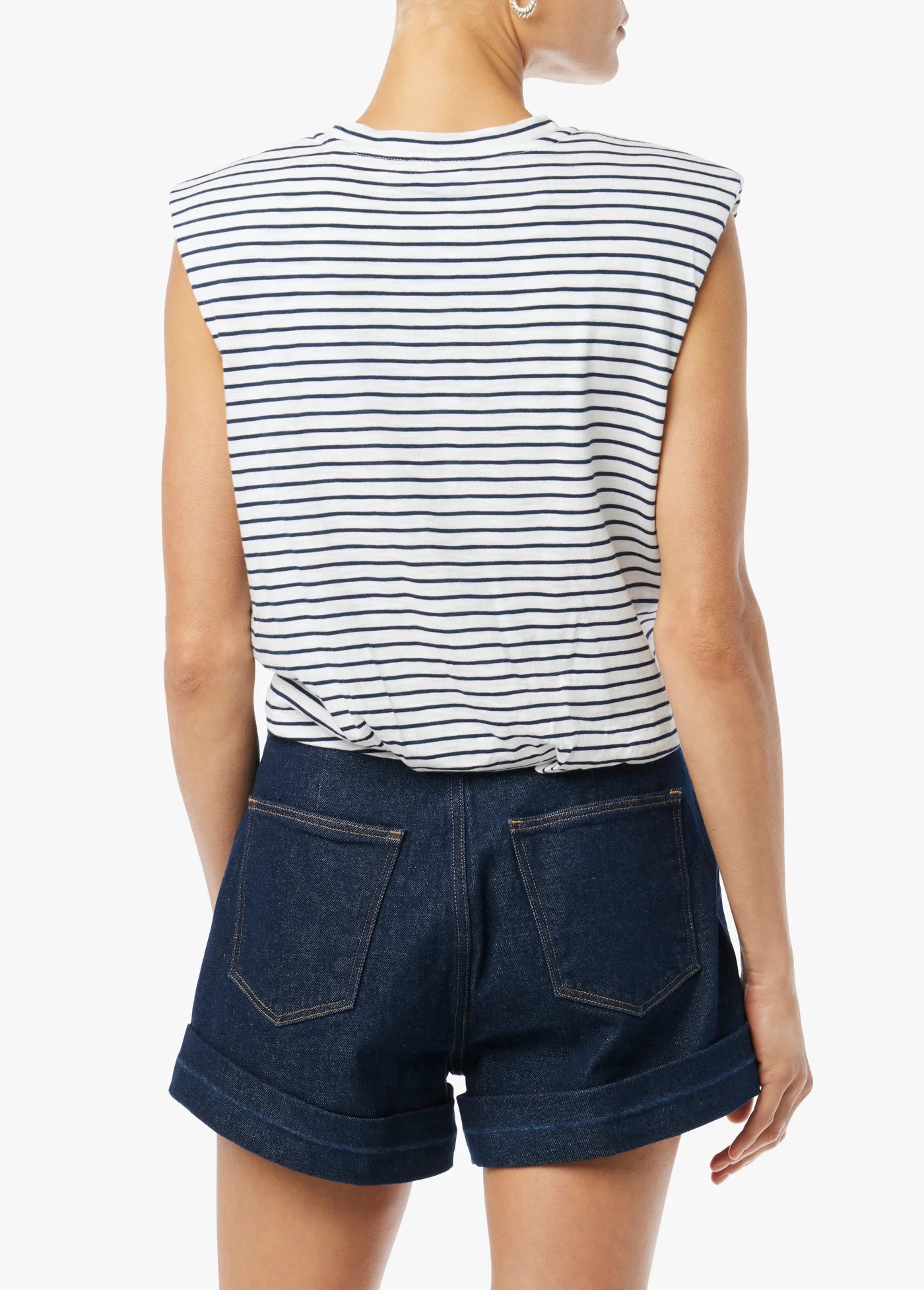 THE ARDEN SLUB SLEEVELESS TEE