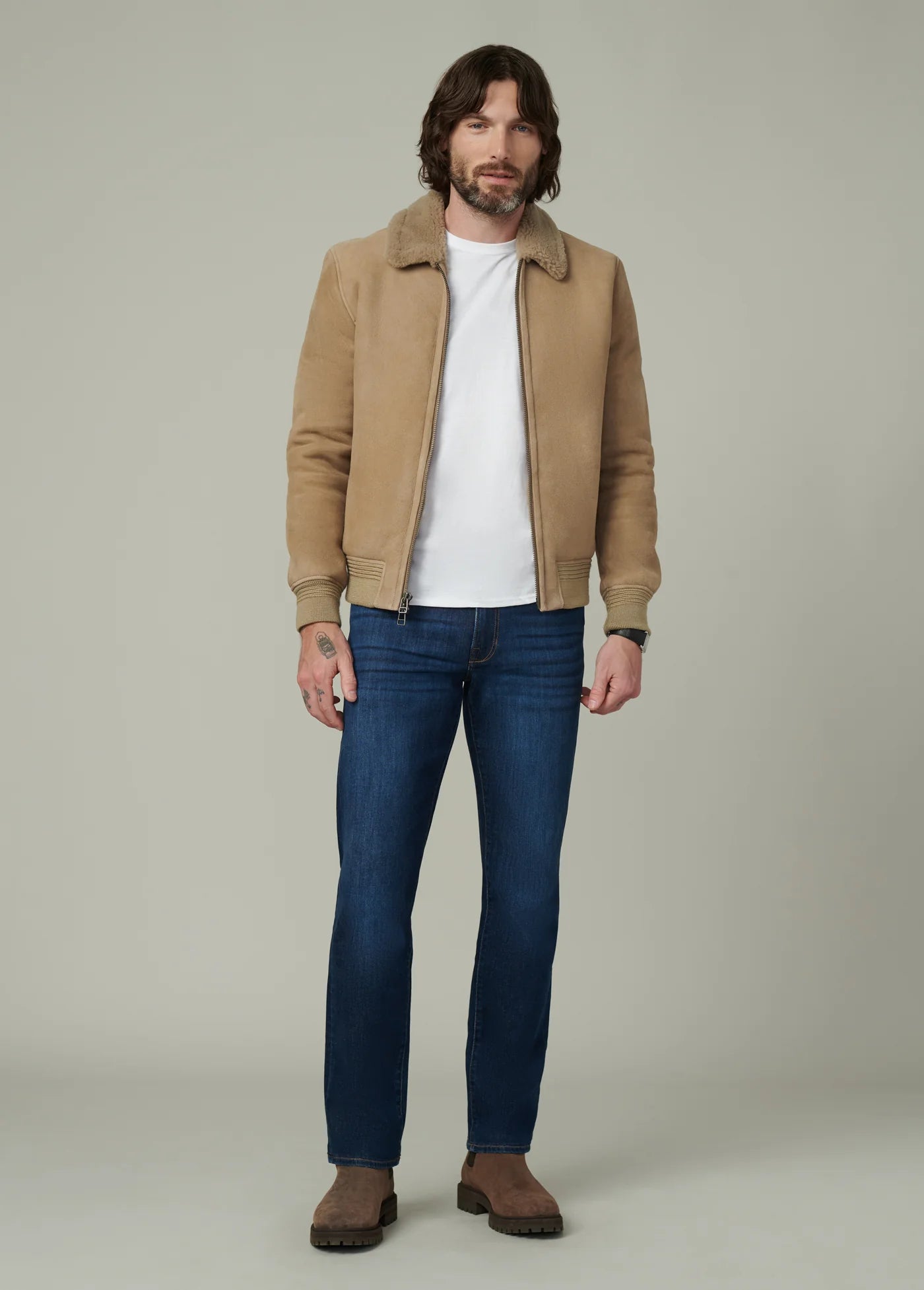 SHEARLING FLIGHT JACKET