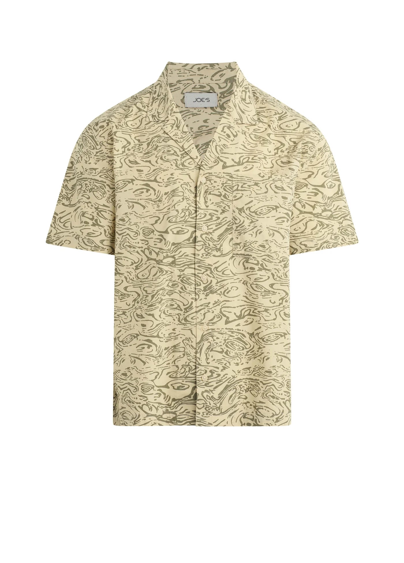 CAMP COLLAR PRINTED SHIRT