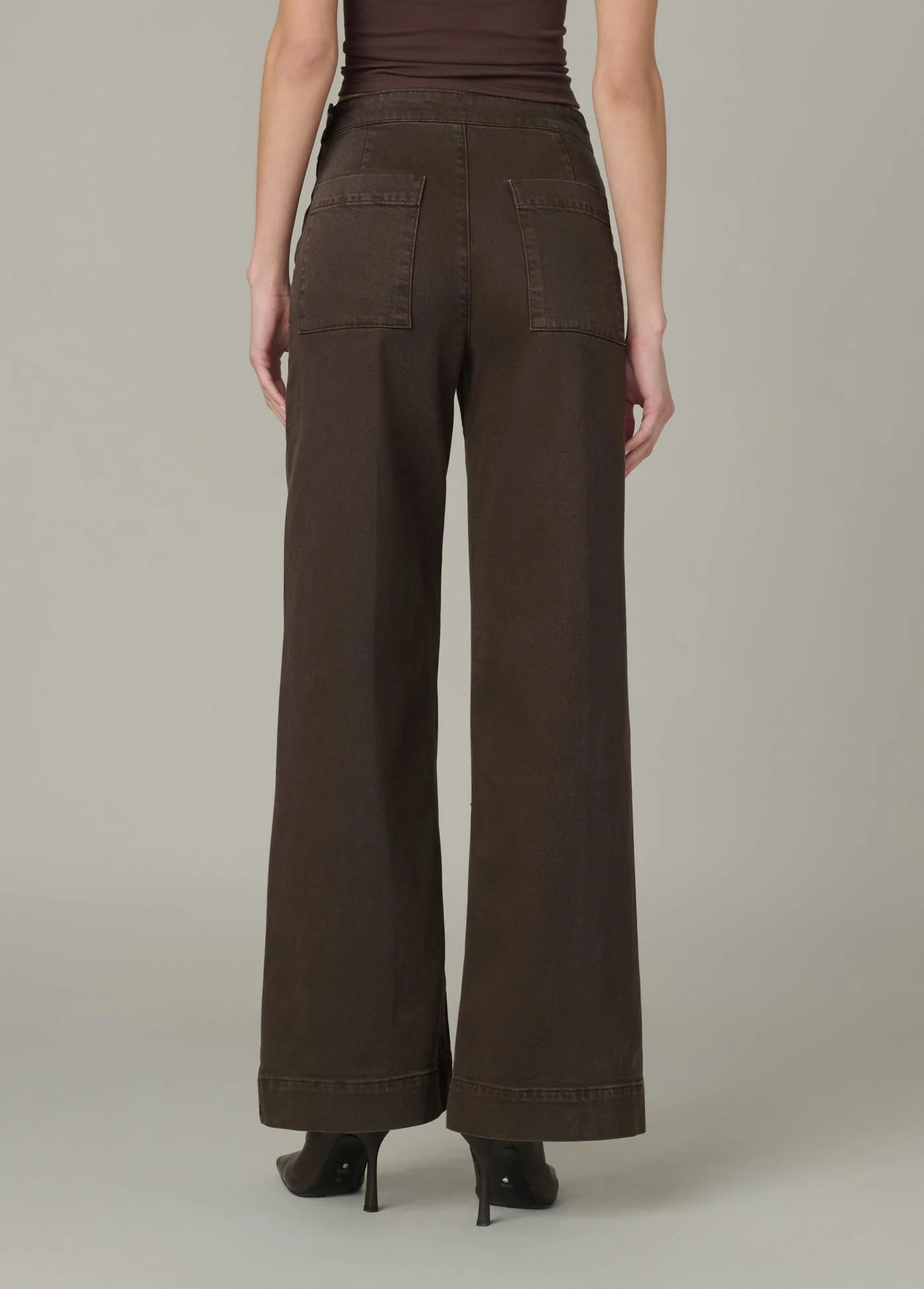 THE SIDE ZIP WIDE LEG