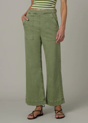 THE SIDE ZIP WIDE LEG ANKLE