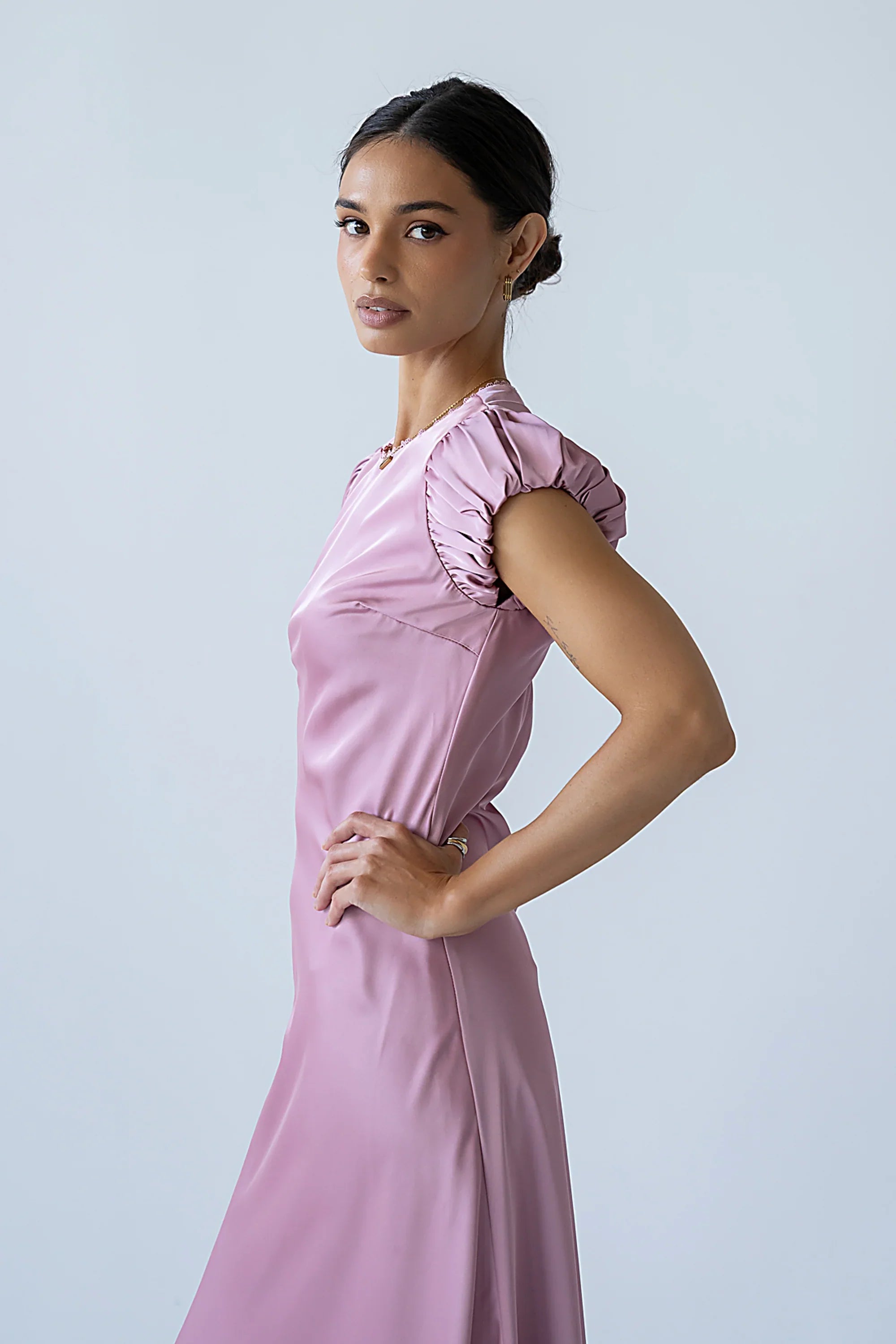 Ellianna Maxi Dress in Mauve