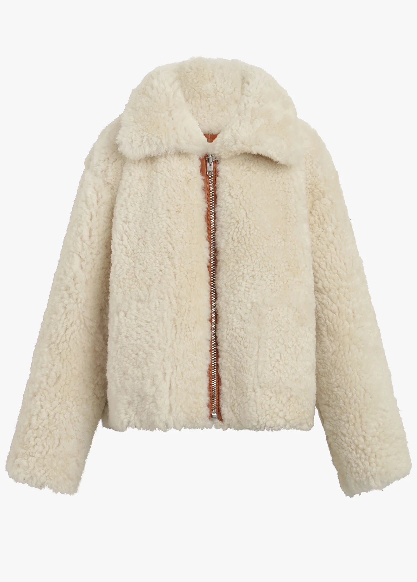 THE LISA REVERSIBLE SHEARLING LEATHER JACKET