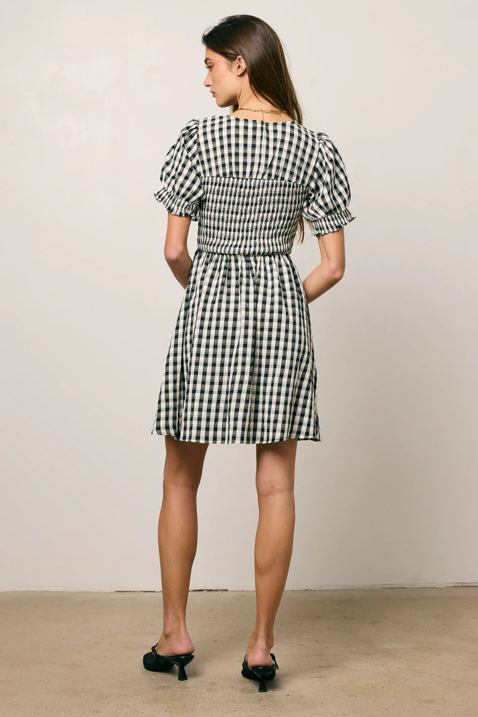 Shailee Smocked Mini Dress FINAL SALE