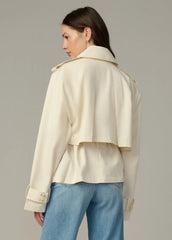 THE LIZ CROPPED TRENCH COAT