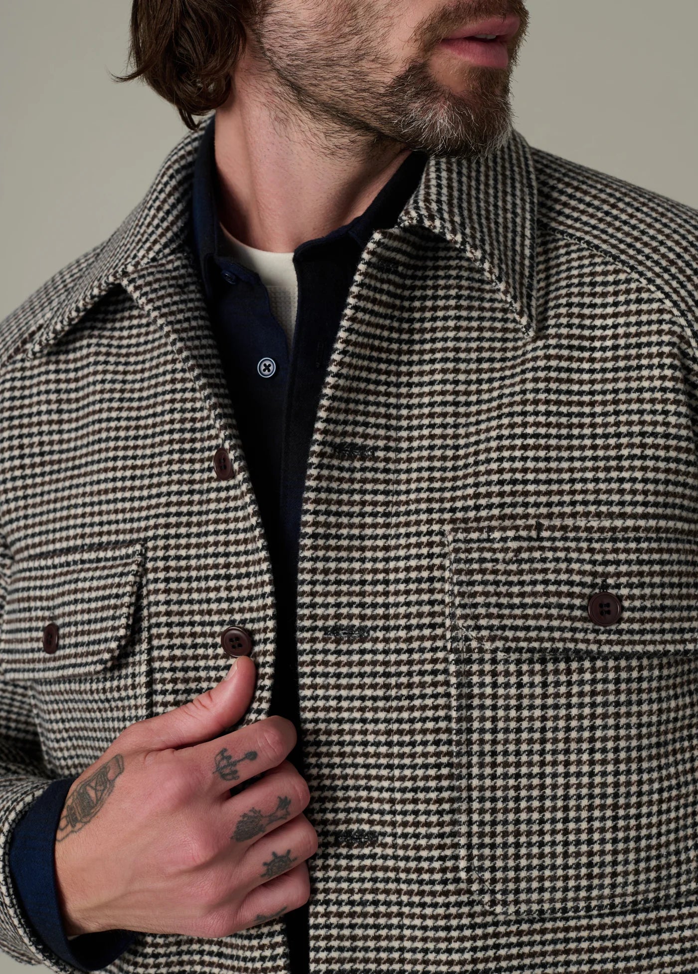AIRBORNE HOUNDSTOOTH JACKET