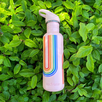 27oz with Flip Seal Sport Cap - Rainbow Flow