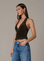 THE RODEO SUEDE HALTER
