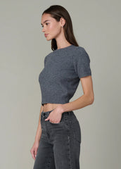 THE STEPH SHRUNKEN SWEATER TEE