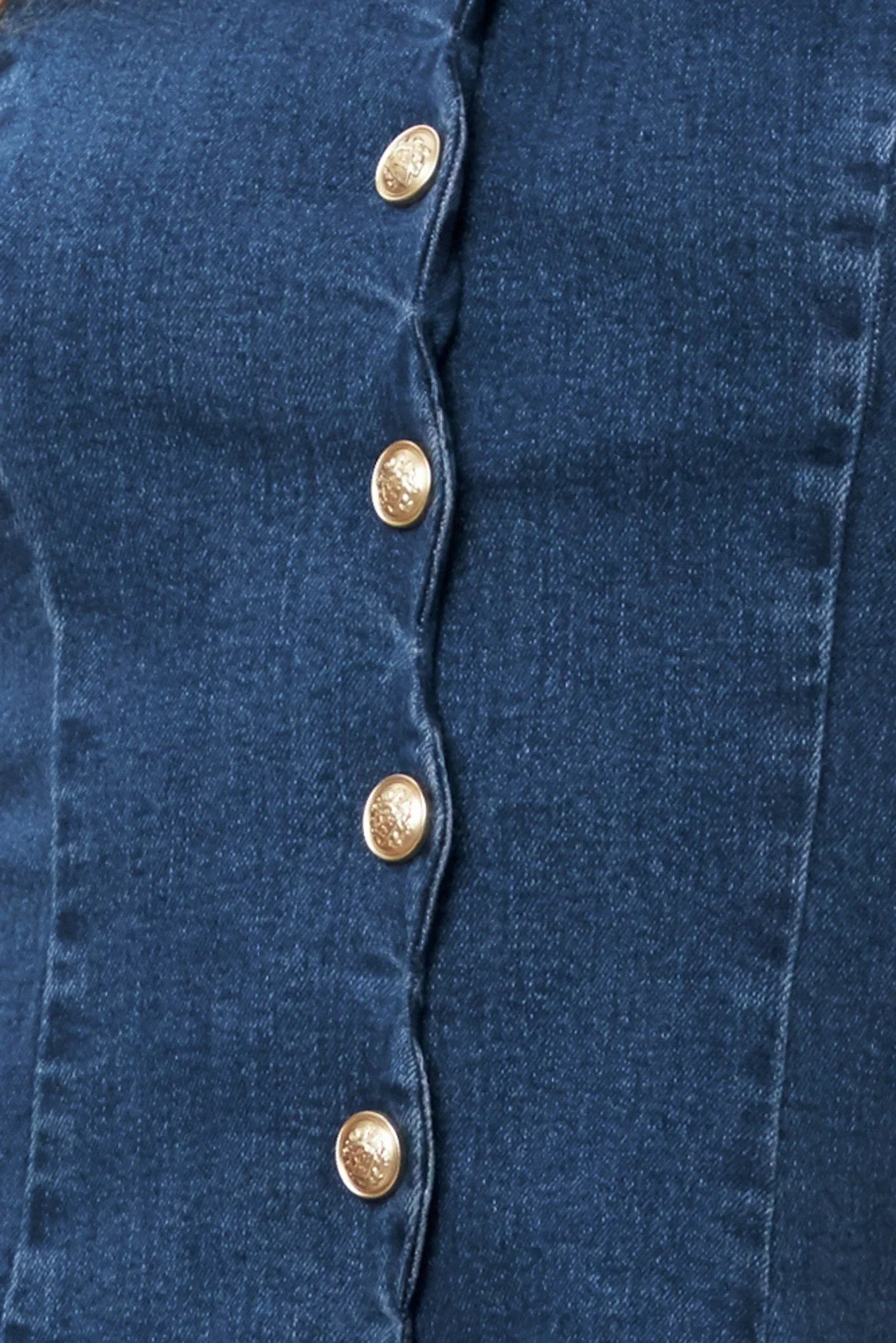 MODERN SWEET DENIM MINI DRESS