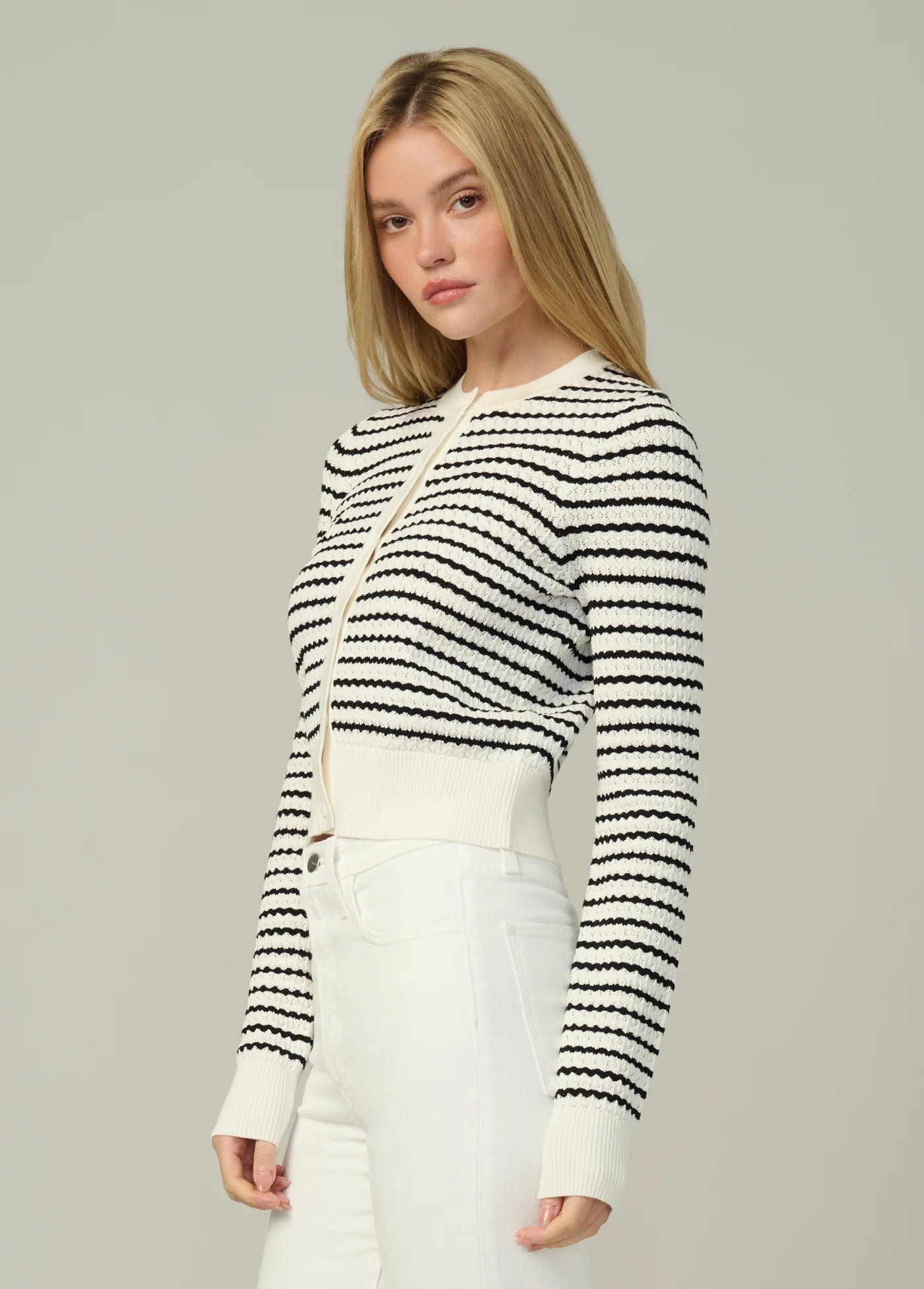 THE POINTELLE DANI CARDIGAN