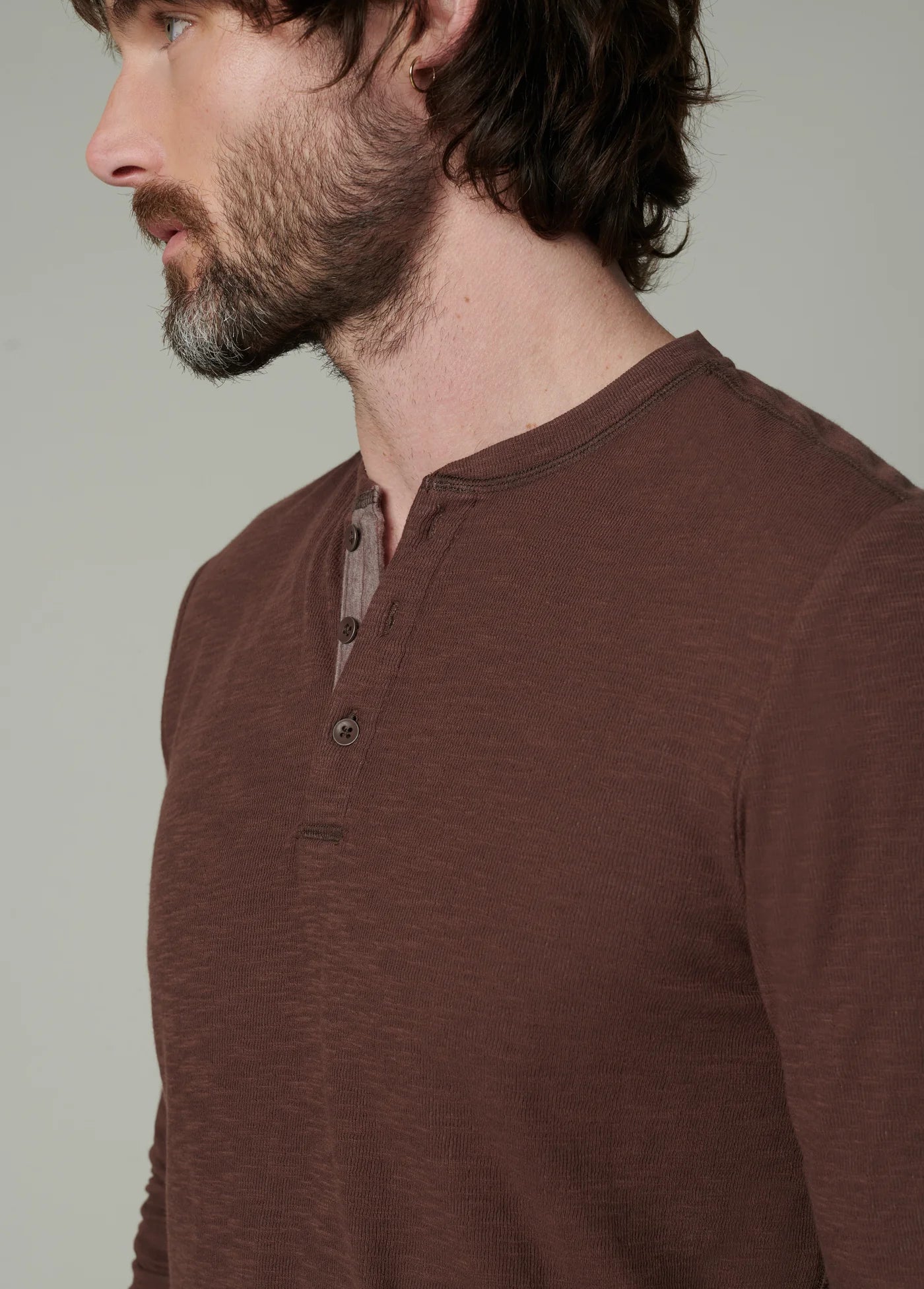 DWIGHT DOUBLE FACE HENLEY