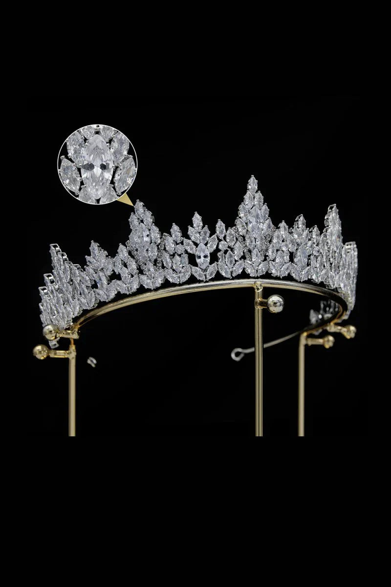 Silver Zirconia Bridal Tiara
