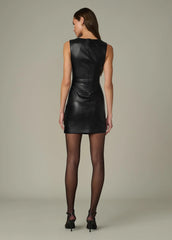 THE MEG VEGAN LEATHER DRESS