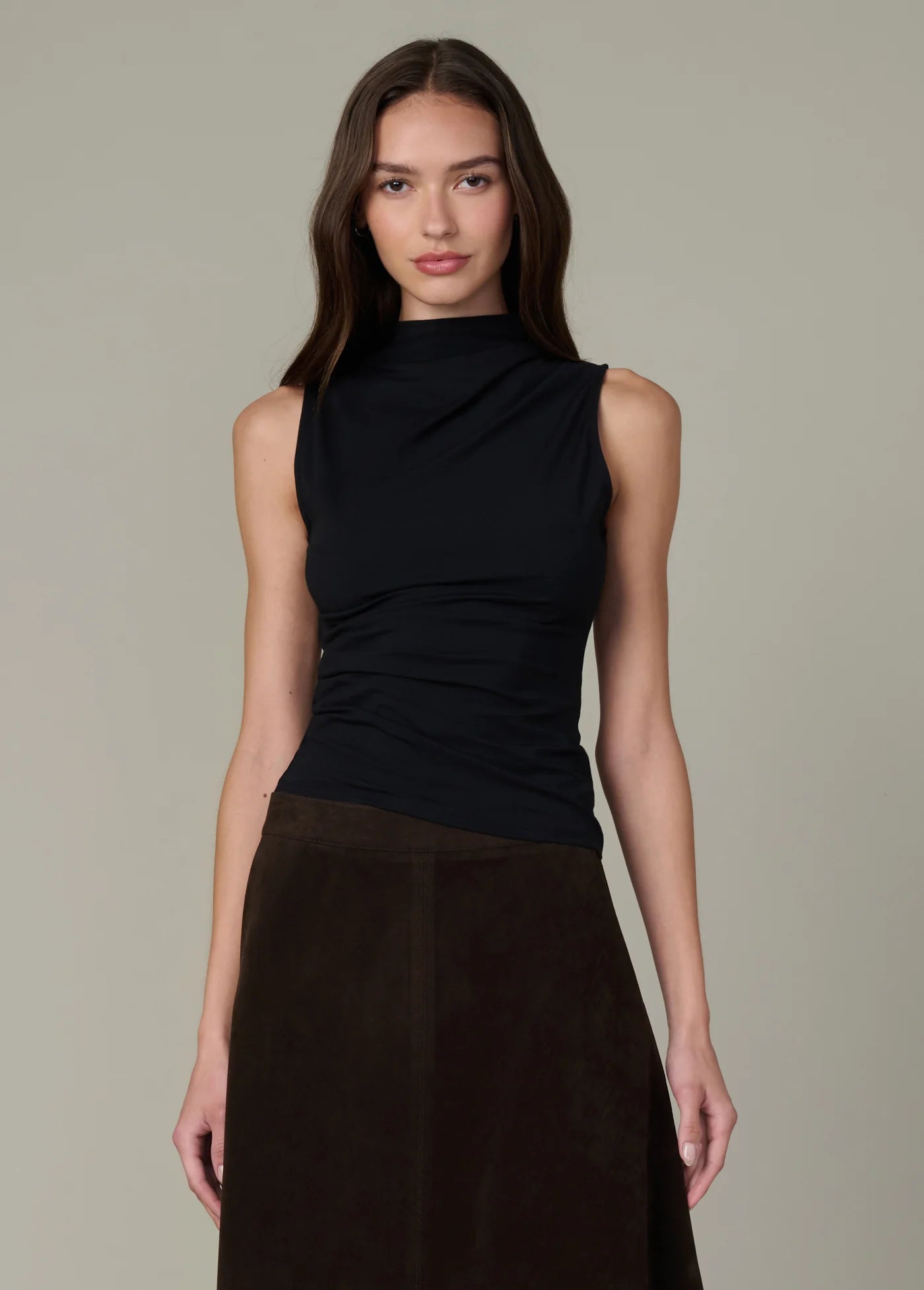 THE DOVE DRAPED SLEEVELESS TOP