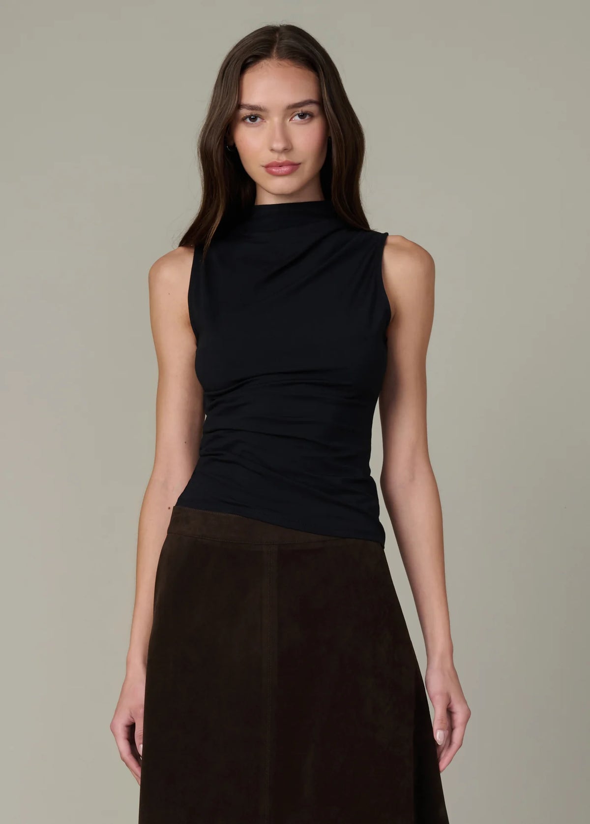 THE DOVE DRAPED SLEEVELESS TOP