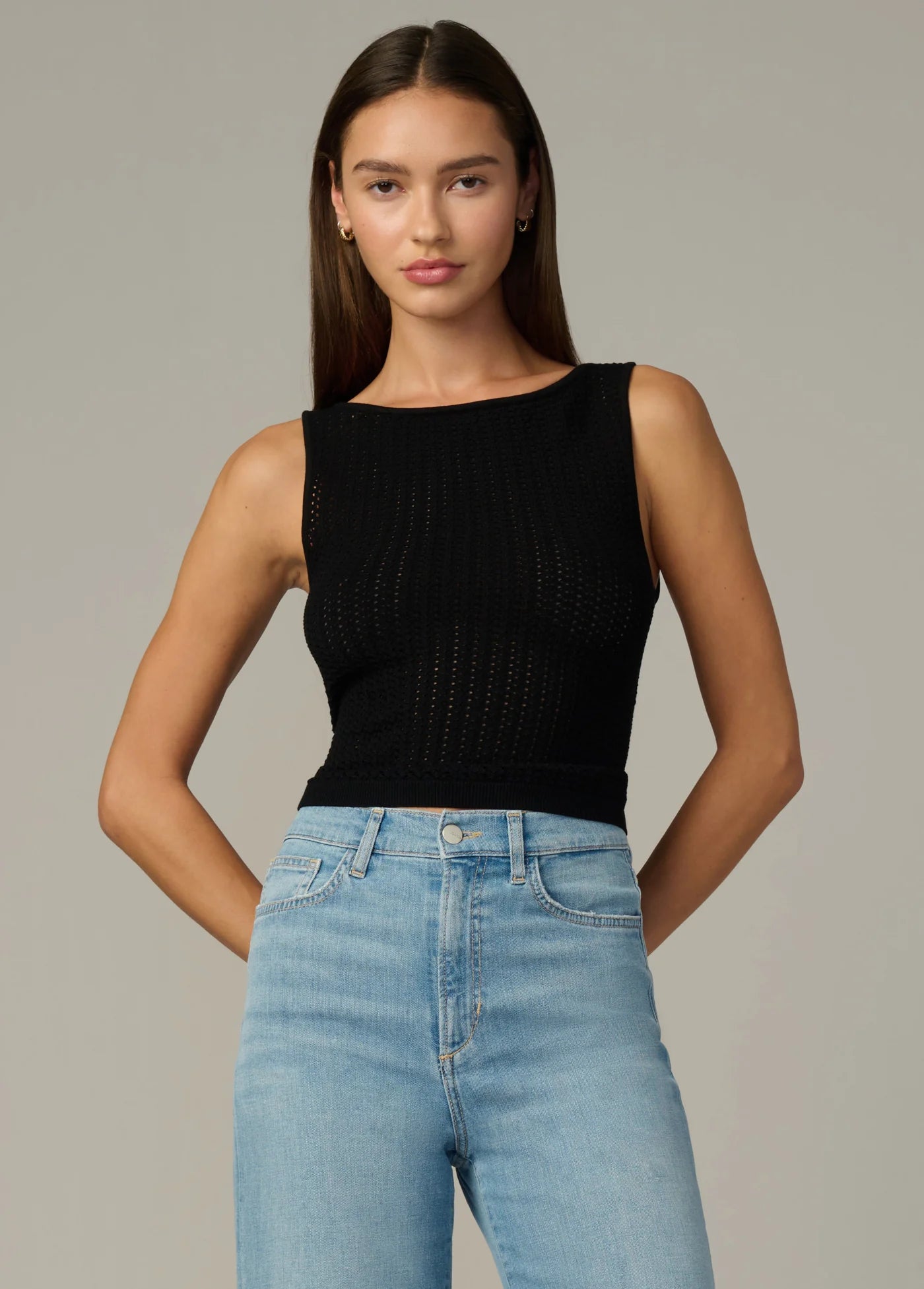 THE CROCHET BOATNECK TANK